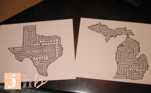 Map My State Prints