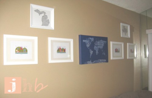 Worldly Wall Art Frame Gallery