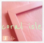Krylon Coral Isle on a Frame
