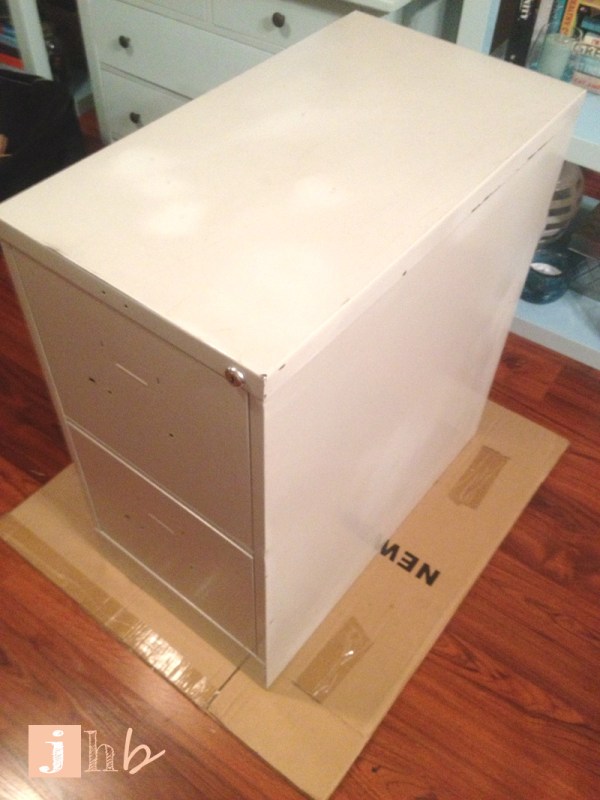 File Cabinet Before Makeover