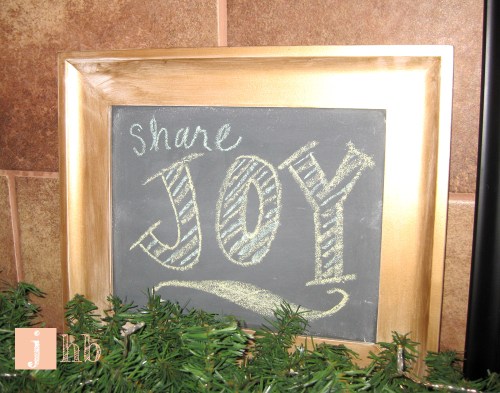 DIY Mini Chalkboard