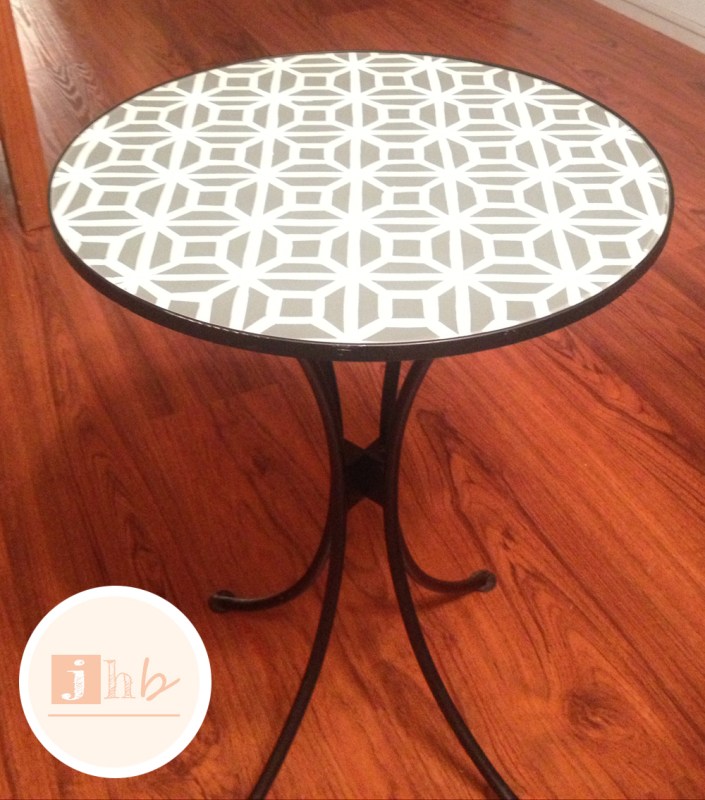 After - Happy Little Glass Top Accent Table