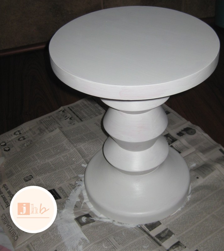 Primed Wooden Accent Table