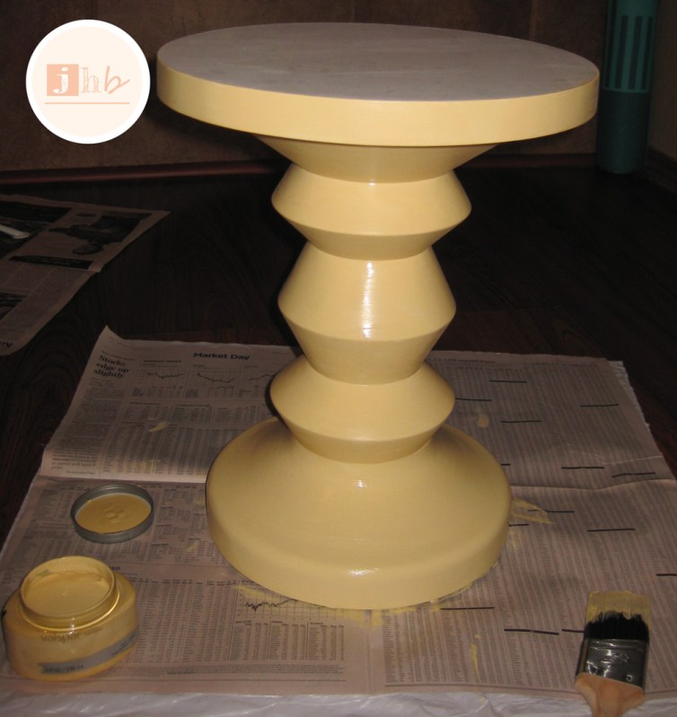 DIY Painted Accent Table