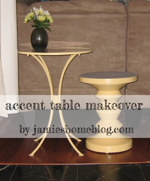DIY Accent Table Makeover