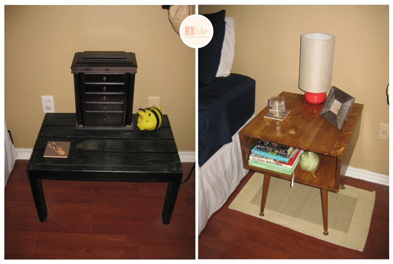 DIY Mid Century Modern Style Nightstand Tutorial