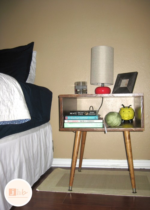 DIY Mid Century Modern Style Nightstand Tutorial