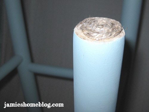 chalk paint stool makeover