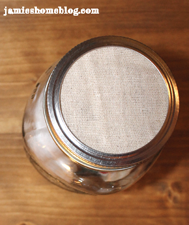manicure in a mason jar
