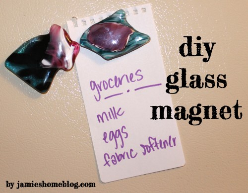 diy glass magnet