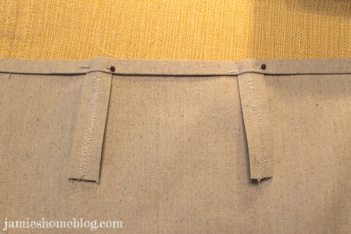 how to sew hidden tab top curtains