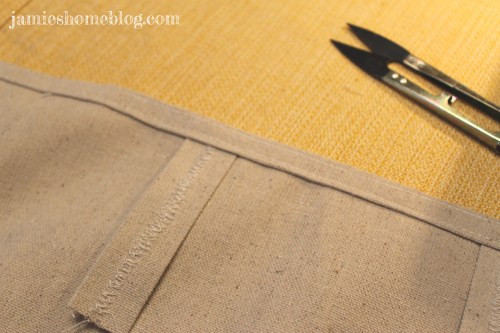 how to sew hidden tab top curtains