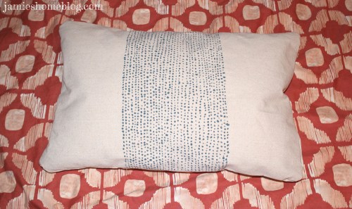 easy diy envelope pillow cover / west elm inspired pillow