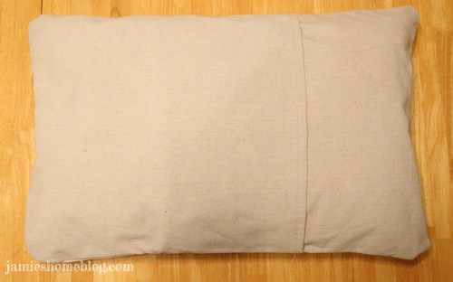 easy diy envelope pillow cover / west elm inspired pillow