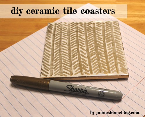 diy ceramic tile coasters