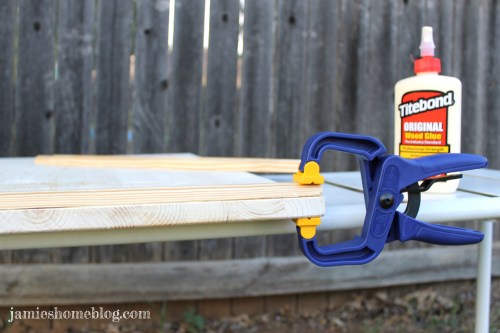 diy leaning photo display shelf for instax pics