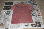 how to spray paint a shirt