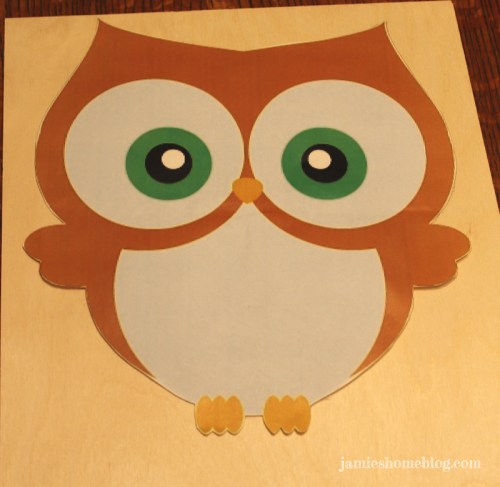 diy owl clock