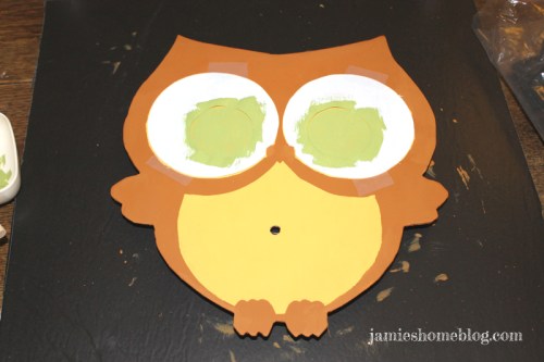 diy owl clock
